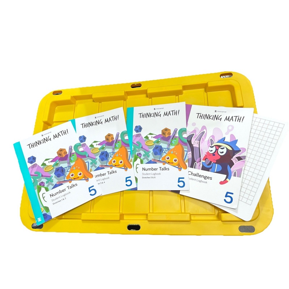 Innovamat Thinking Math! Number Talks Student Logbook Stretches 1-6 , Grade 5